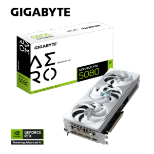 Gigabyte GeForce RTX 5080 AERO OC SFF 16G (GV-N5080AERO-OC-16GD) – 16GB GDDR7. DLSS 4. WINDFORCE Cooling. RGB. Dual BIOS